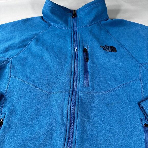North Face Full Zip Fleece Jacket Mens Classic Half Dome Long Sleeve Vintage - Picture 4 of 16
